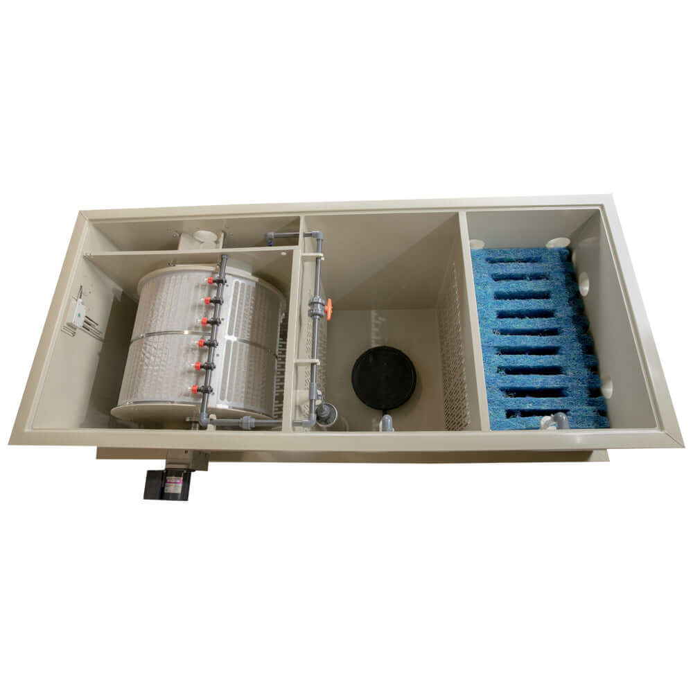 Sea Side Aquatics C35M Drum Filter With Moving Bed and Mat - RDF C35M