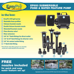 EasyPro Submersible Magnetic Drive Pump 850 GPH EP850