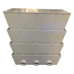 Sea Side Aquatics Medium 38" Bakki Shower W/ 3 x 4" Outlet 38-Shower