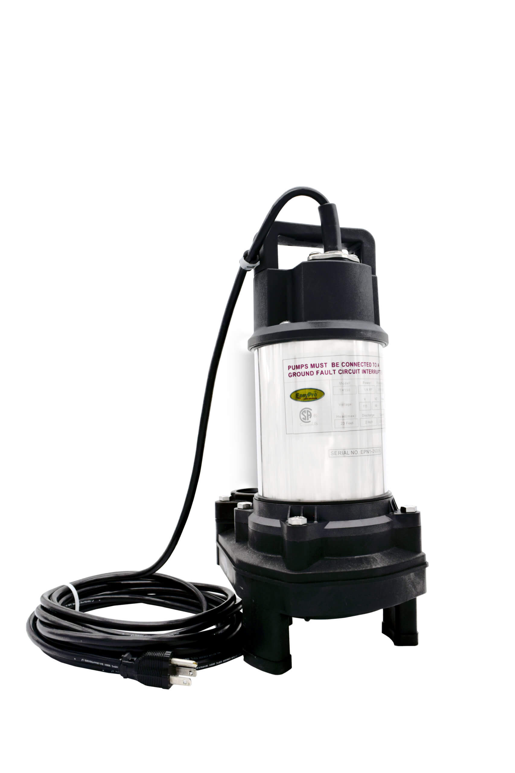 EasyPro 3100 GPH Stainless Steel TH Pump TH150