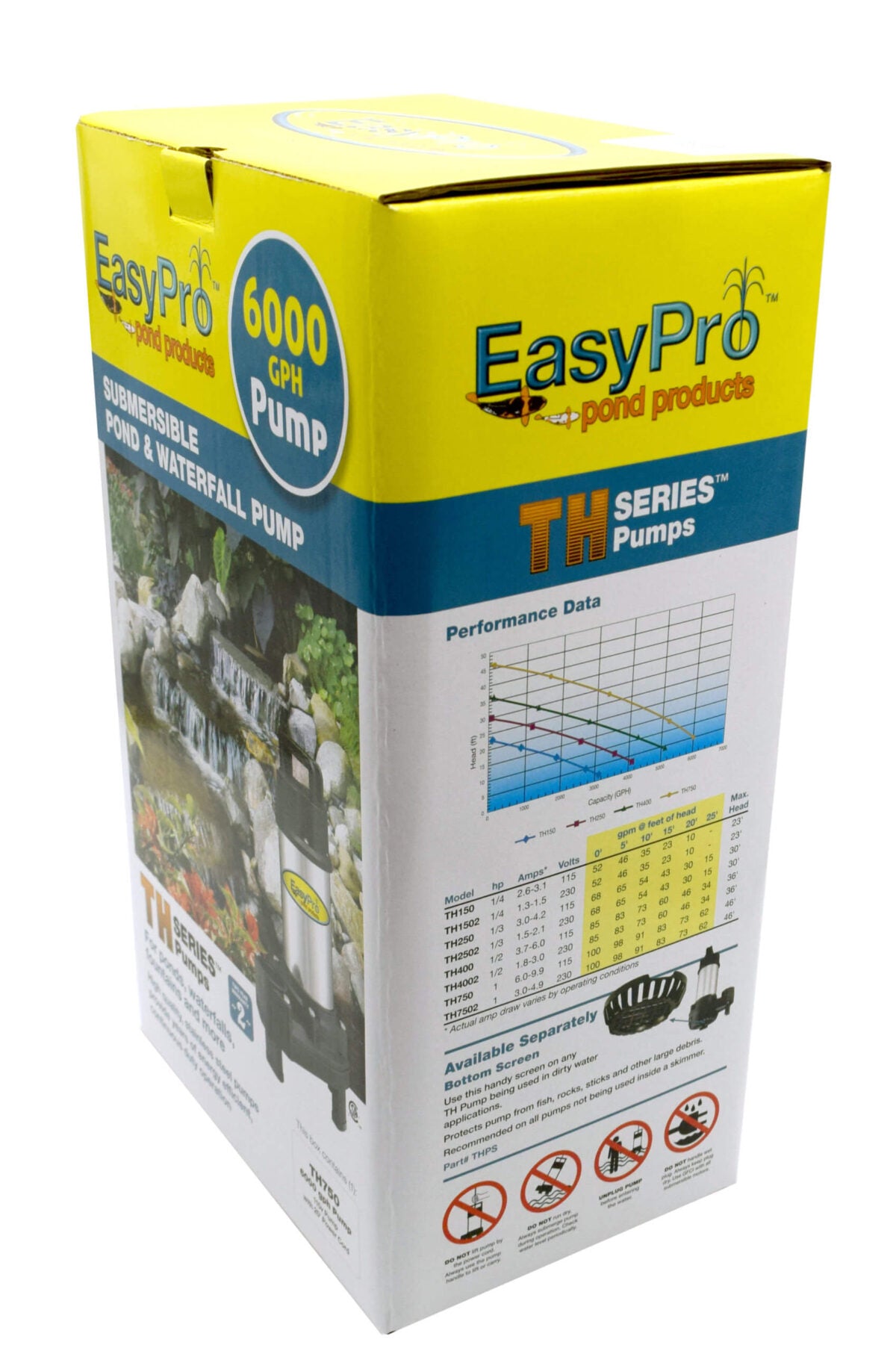 EasyPro 6000 GPH 230 Volt Stainless Steel TH Pump TH7502
