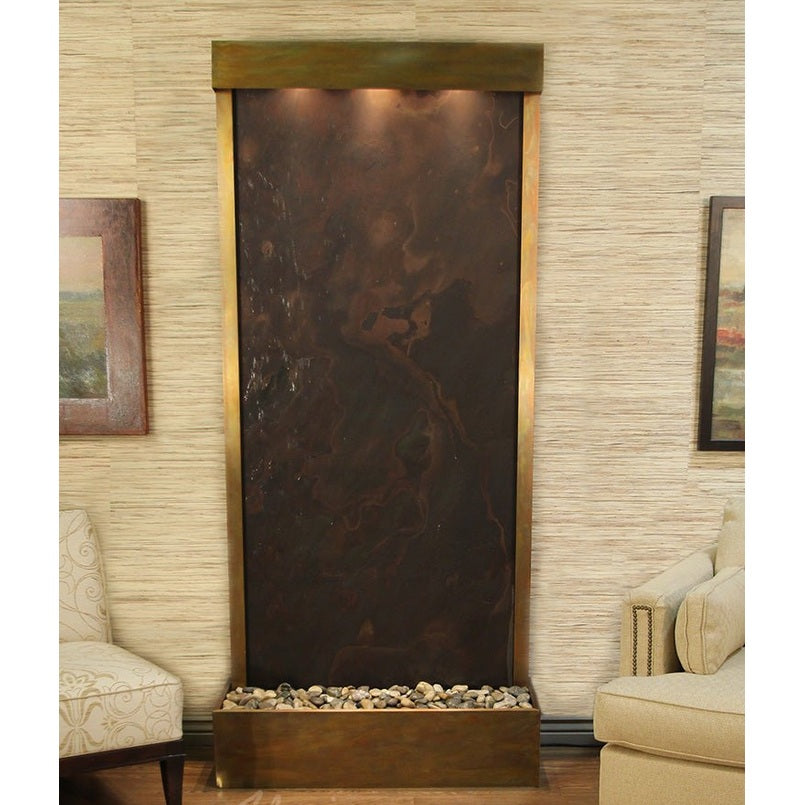Adagio Water Features Tranquil River Flush Mounted Towards Rear Of The Base TRF3512