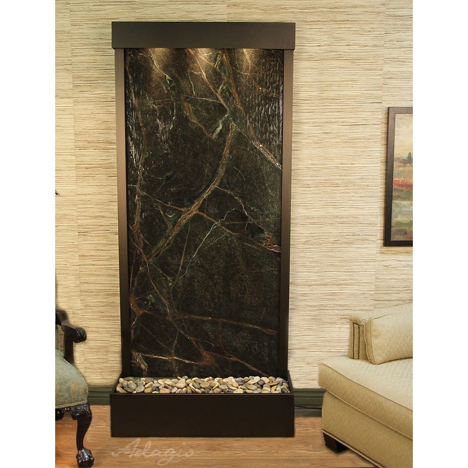 Adagio Water Features Tranquil River Flush Mounted Towards Rear Of The Base TRF3512