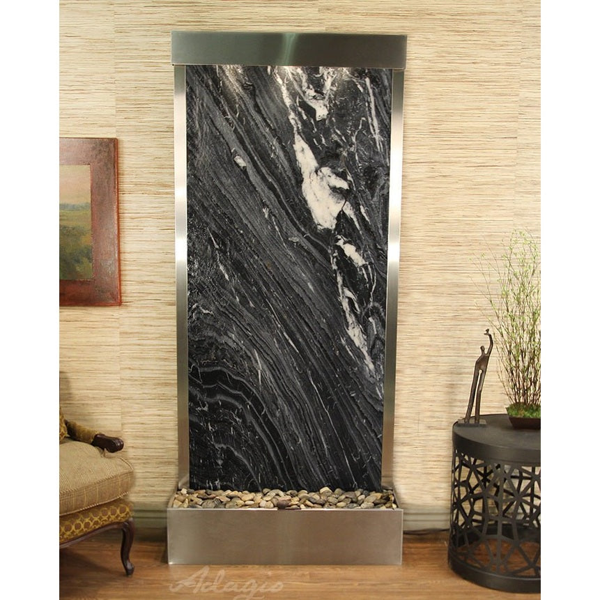 Adagio Water Features Tranquil River Flush Mounted Towards Rear Of The Base TRF3512