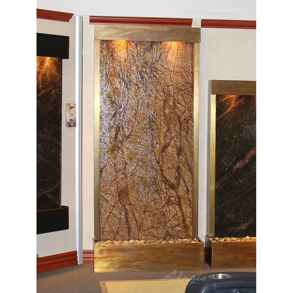 Adagio Water Features Tranquil River Flush Mounted Towards Rear Of The Base TRF3512