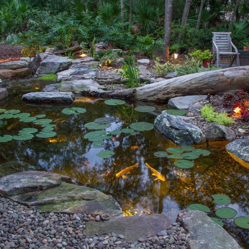 Aquascape Large Deluxe Pond Kit 21′ X 26′ w/ AQUASURGE 4000-8000 Adjustable Flow Pond Pump 53067