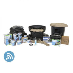 Aquascape Medium Deluxe Pond Kit 11′ X 16′ w/ AQUASURGE 2000-4000 Adjustable Flow Pond Pump 53066
