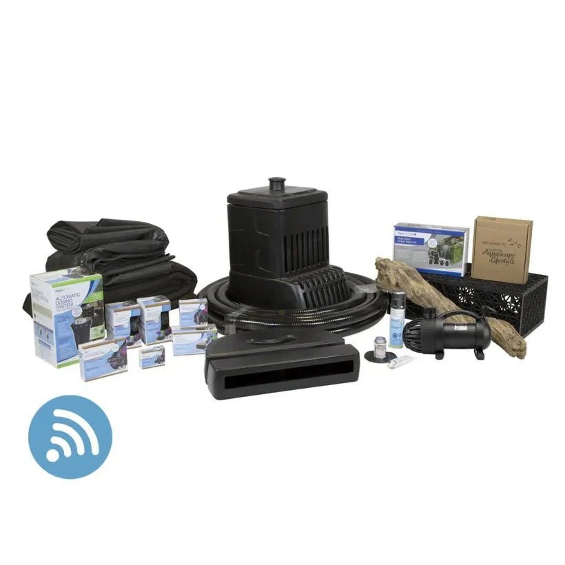 Aquascape Medium Deluxe Pondless Waterfall Kit 16′ Stream w/ AquaSurge 2000-4000 Adjustable Flow Pond Pump 53068