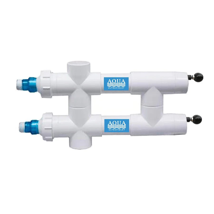 AquaUV Int'l, Classic 114 Watt Unit, 2", White, 2/L, 2/Inline Transformers, 120V/50Hz A00466