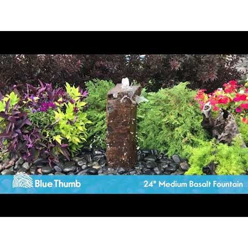 Blue Thumb Medium Rustic Basalt Fountain Kit - 24" ABBC124