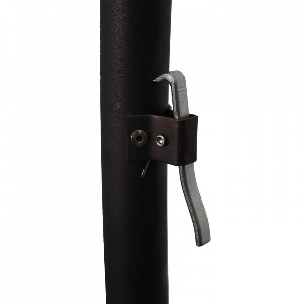 California Umbrella Bayside Series 9 ft Residential Cantilever Patio Umbrella - Durable Aluminum Construction with Crank Lift BA908