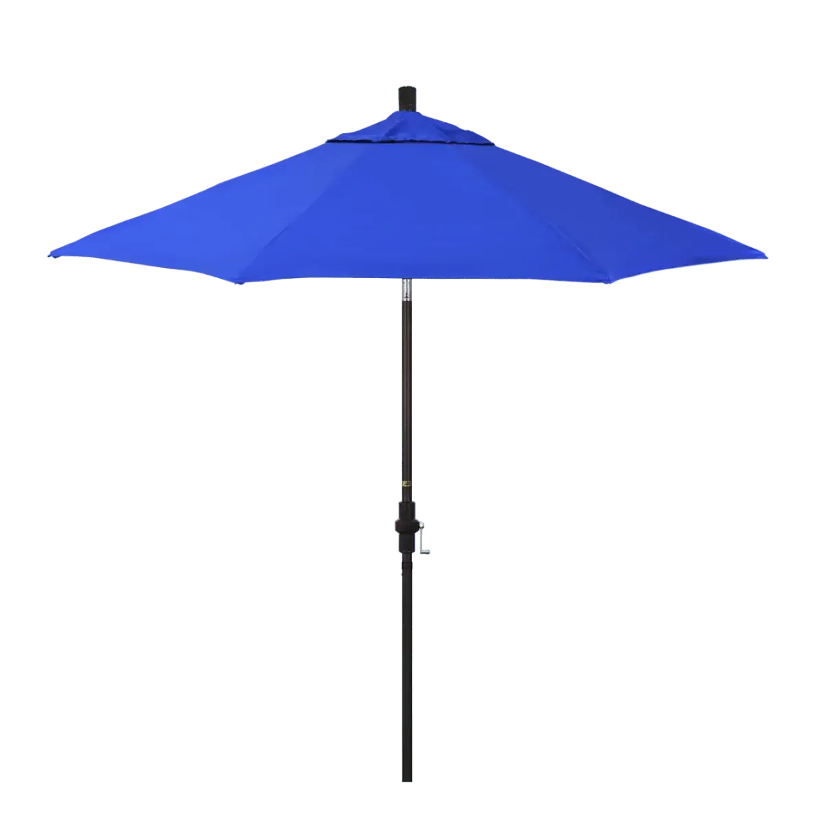 California Umbrella Golden State Series 9 ft Aluminum Patio Umbrella Residential Grade with Collar Tilt and Crank Lift GSCU908