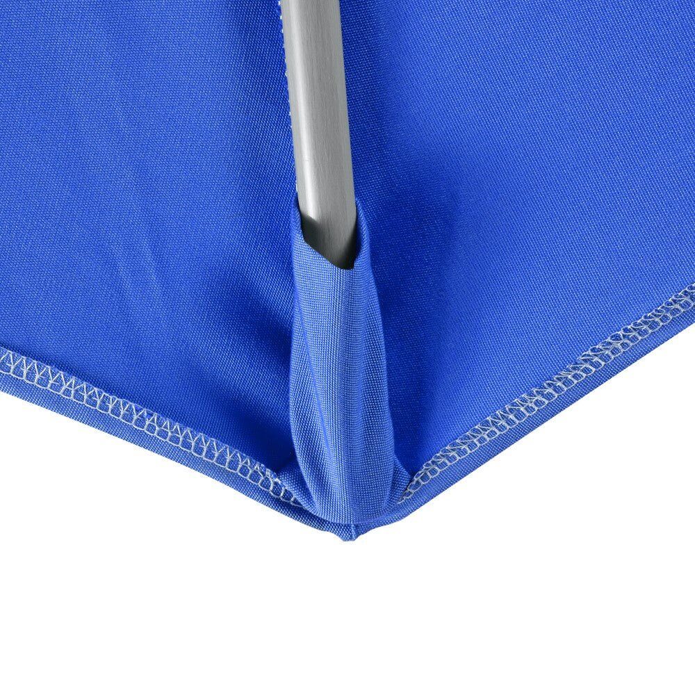 California Umbrella Newport Series 7.5 FT Square Commercial Patio Umbrella: Robust Aluminum Frame With Pulley Lift And Fiberglass Ribs AATF758AH