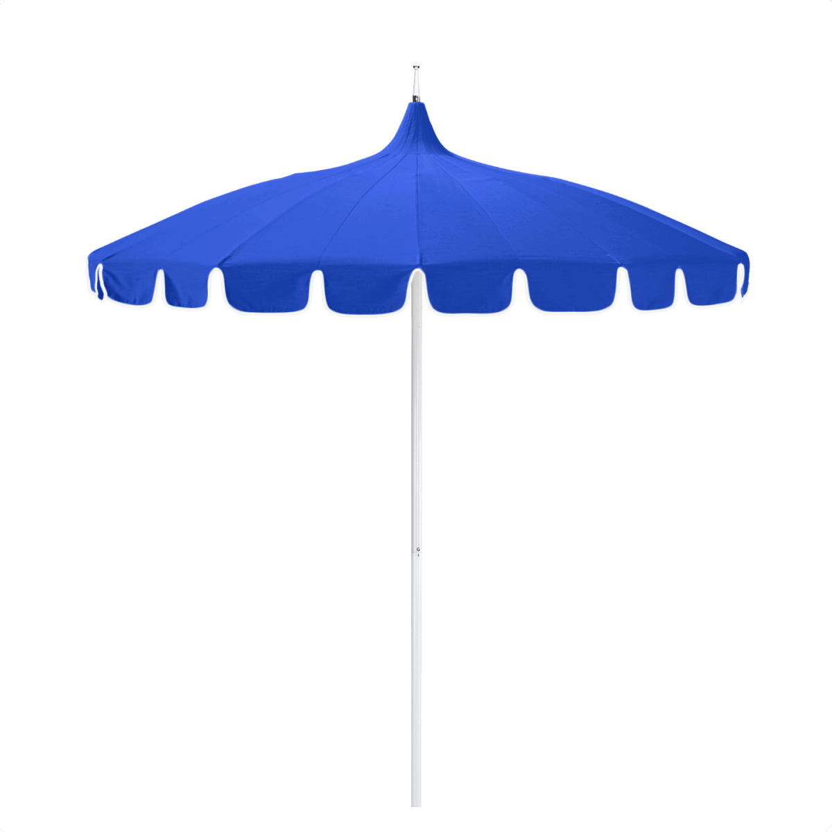 California Umbrella Pagoda Series 8.5 ft Residential Patio Umbrella - Elegant Pagoda Cut with Push Lift SMPT852PD