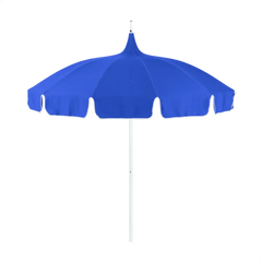 California Umbrella Pagoda Series Classic Cut Patio Umbrella – Lightweight Aluminum Pole with Fiberglass Ribs SMPT852CLAS