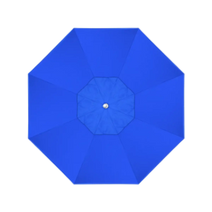 California Umbrella Rodeo Series 9 FT Round Commercial Patio Umbrella – Sturdy Aluminum Pole With Pulley Lift AAT908A