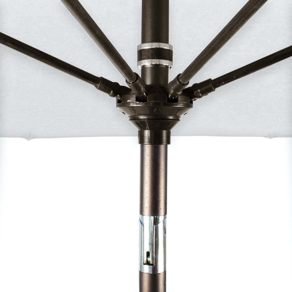 California Umbrella Sun Master Series 9 Ft Patio Umbrella – Stylish Collar Tilt with Crank Lift for Easy Use GSCUF908