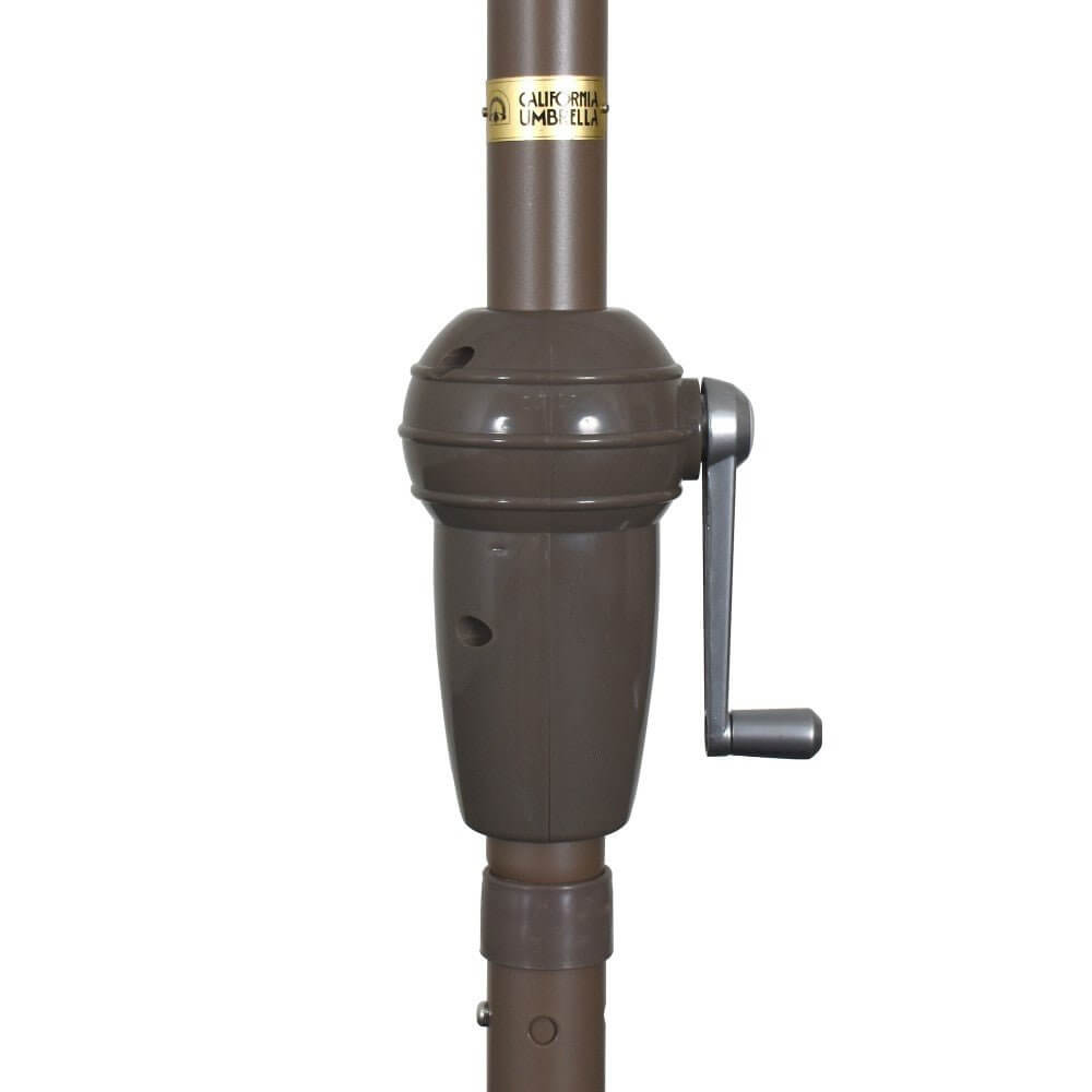 California Umbrella Sunset Series 11 ft Patio Umbrella - Residential Grade with Auto Tilt and Crank Lift SDAU118