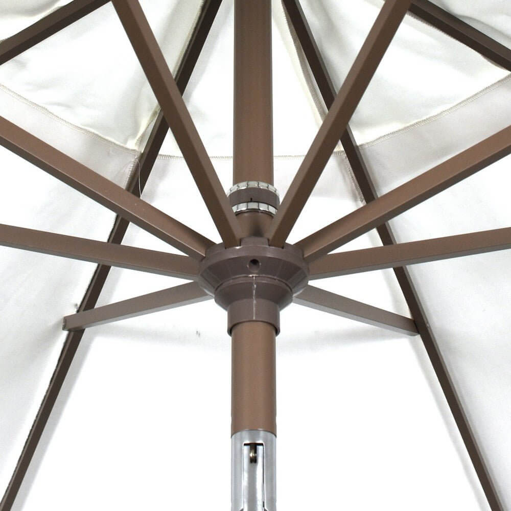 California Umbrella Sunset Series 11 ft Patio Umbrella - Residential Grade with Auto Tilt and Crank Lift SDAU118