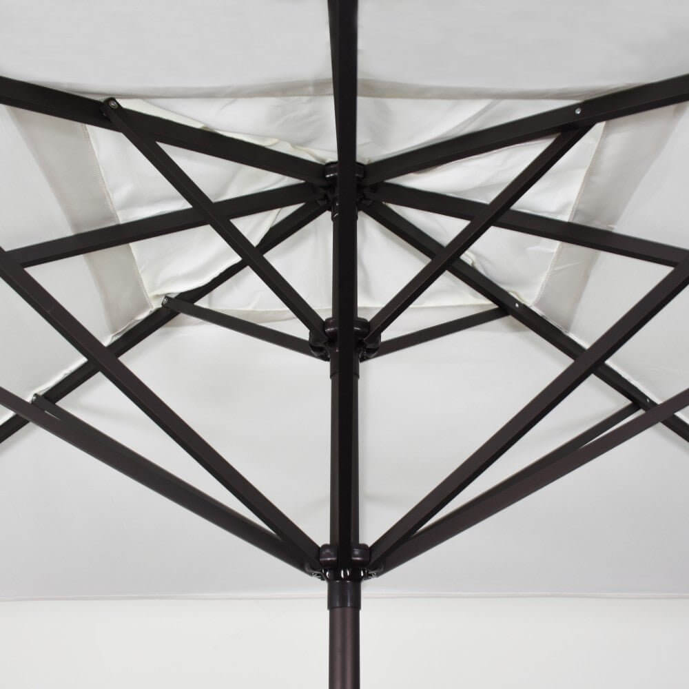 California Umbrella Tahoe Series Large 11 ft Rectangle Patio Umbrella - Residential Grade with Crank Lift GS1188