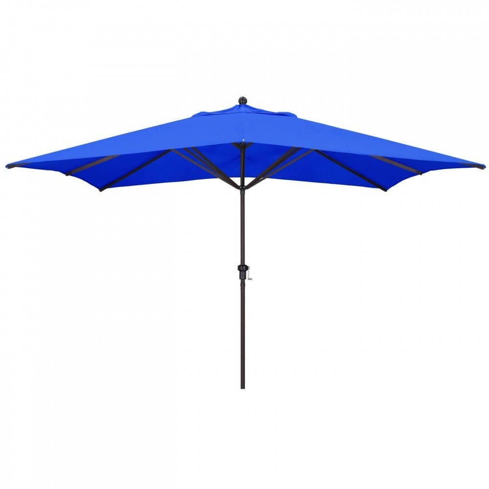 California Umbrella Tahoe Series Large 11 ft Rectangle Patio Umbrella - Residential Grade with Crank Lift GS1188