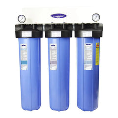 Crystal Quest Big Blue Whole House Water Filter, Alkalizing 4-6 GPM | 1-2 people CQE-WH-20006A
