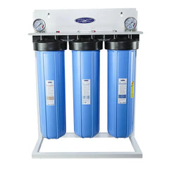 Crystal Quest Big Blue Whole House Water Filter, Alkalizing 4-6 GPM | 1-2 people CQE-WH-20006A