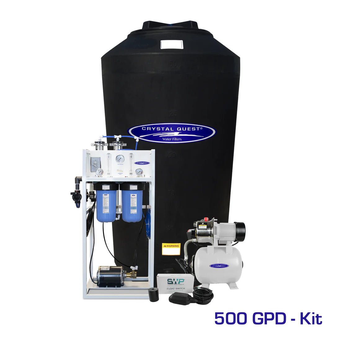 Crystal Quest Commercial Mid-Flow Reverse Osmosis System 500-7000 GPD CQE-CO-02024C