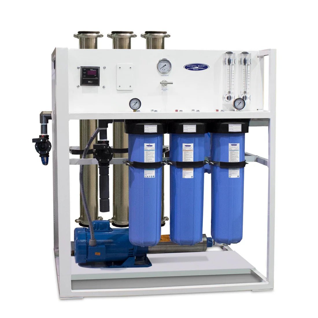 Crystal Quest Commercial Mid-Flow Reverse Osmosis System 500-7000 GPD CQE-CO-02024C