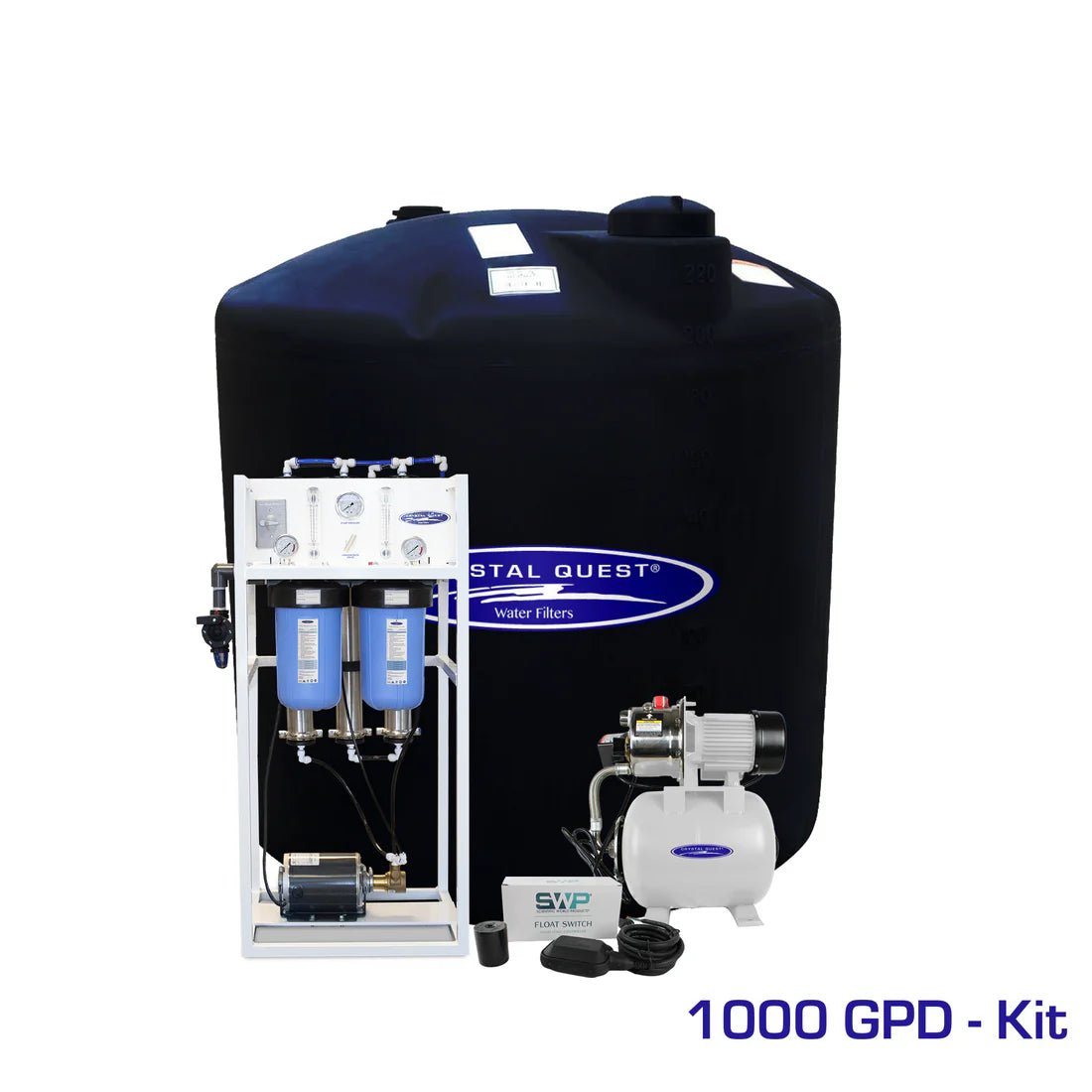 Crystal Quest Commercial Mid-Flow Reverse Osmosis System 500-7000 GPD CQE-CO-02024C