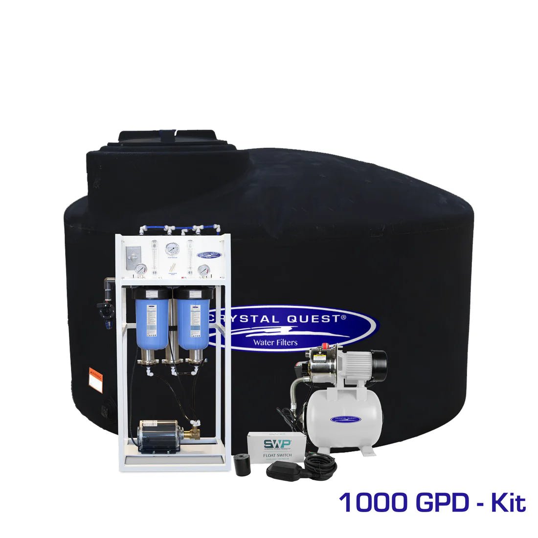 Crystal Quest Commercial Mid-Flow Reverse Osmosis System 500-7000 GPD CQE-CO-02024C