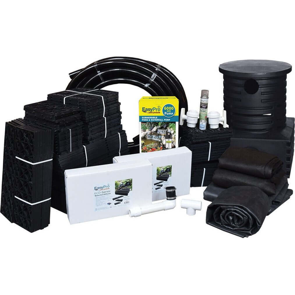 EasyPro "Just-A-Falls" Kit - 28' Long X 4' Wide w/ Res-Cubes JAF28W