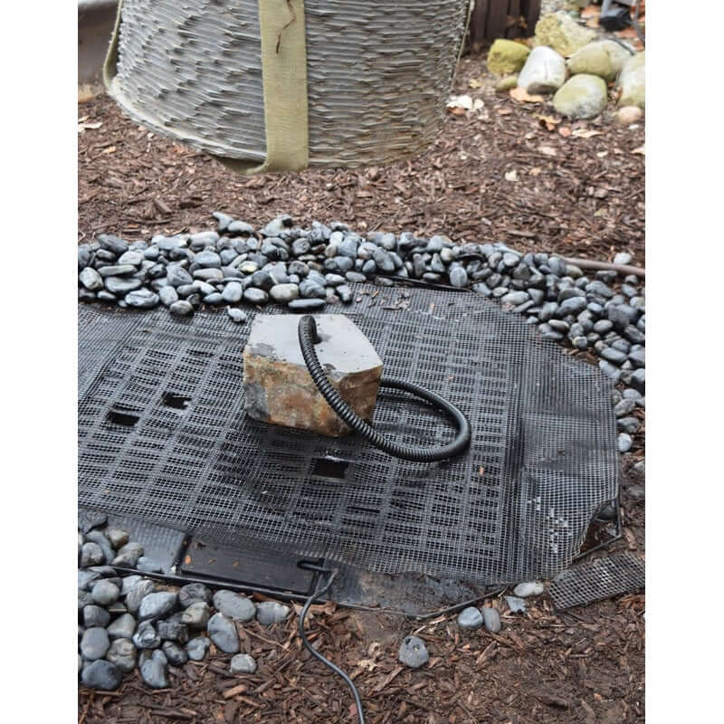 EasyPro Tranquil Décor - Basalt Fountain - Levitation Fountain - 24" dia x 12" tall w/ 6" pedestal HBLV2