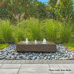 EasyPro Tranquil Décor - Basalt Fountain - Triad Fountain - 24" x 48" x 12" Tall - Complete Kit HTR3FK
