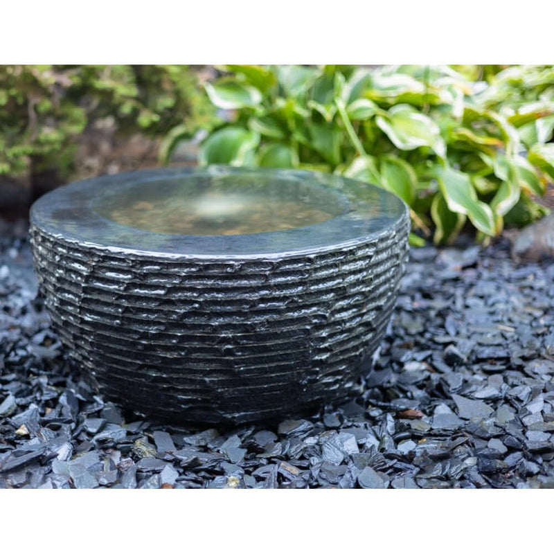 EasyPro Tranquil Décor - Infinity Bowl Fountain Basalt Kit - 24