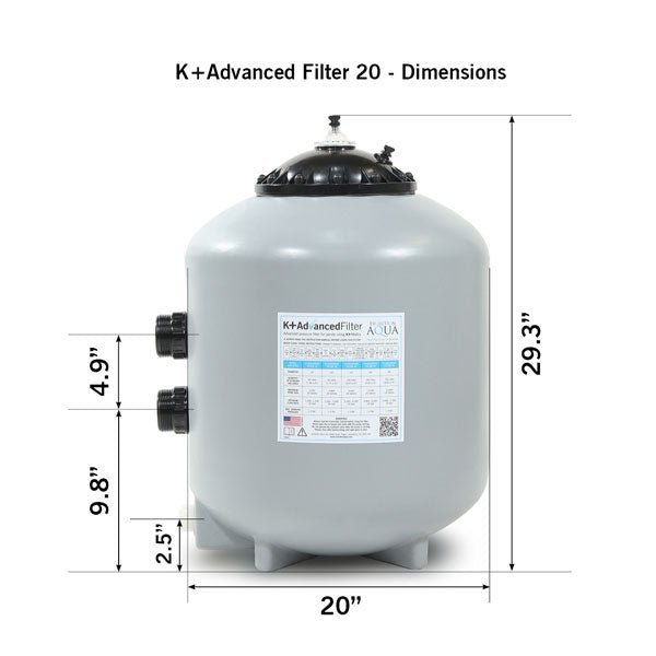Evolution Aqua K+ Presure Filter PFKE40015M25US