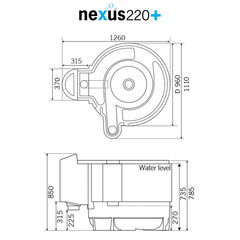 Evolution Aqua Nexus EAZY 220 4,800 Gallons NEXEAZ220