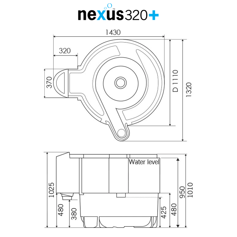 Evolution Aqua Nexus EAZY 320 9,000 Gallons NEXEAZ320
