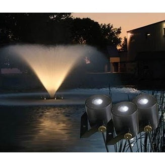 LED - 3 Light Kit Light Kit Only Kasco 3 LED Light Fountain Lighting Kit