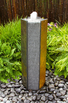 Blue Thumb Octagon Basalt Tower Fountain ABHF80