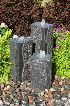 Blue Thumb Polished Corner Triple - Granite Fountain Kit ABGF50K