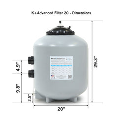 Evolution Aqua K+ Presure Filter PFKE40015M25US