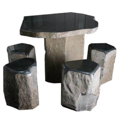 Anjon Polished Table with Stools ANJTBL1