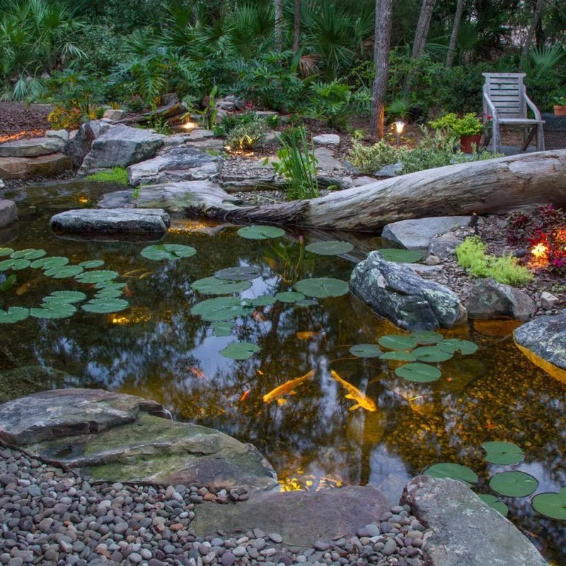 Aquascape Large Deluxe Pond Kit 21′ X 26′ w/ AQUASURGE 4000-8000 Adjustable Flow Pond Pump 53067
