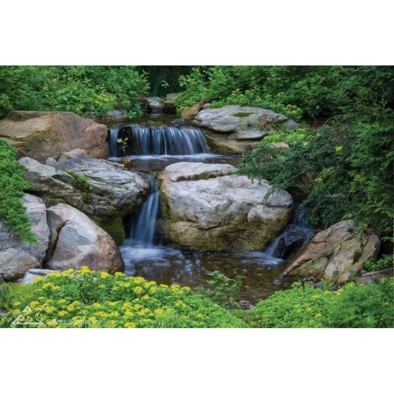 Aquascape Medium Deluxe Pondless Waterfall Kit 16′ Stream w/ AquaSurge 2000-4000 Adjustable Flow Pond Pump 53068