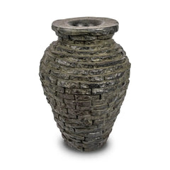Aquascape Stacked Slate Urns 55" H 140 CM 98940