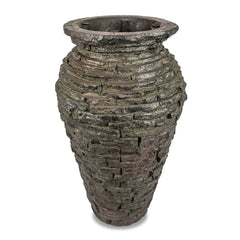 Aquascape Stacked Slate Urns 55" H 140 CM 98940