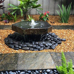 Blue Thumb Basalt Bird Bath Fountain Kit ABBBF12