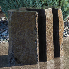 Blue Thumb Basalt Fountain Kit - Triple Split Polished 3 Piece ABBC915