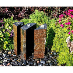 Blue Thumb Basalt Fountain Kit - Triple Split Polished 3 Piece ABBC915